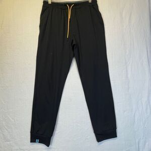 Chubbies Black Drawstring The Obsidians Movementum Jogger Pants Size Medium